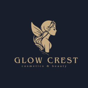 Black and Brown Simple Cosmetics & Beauty Logo